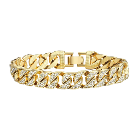 Miami Gold Curb Cuban Bracelet
